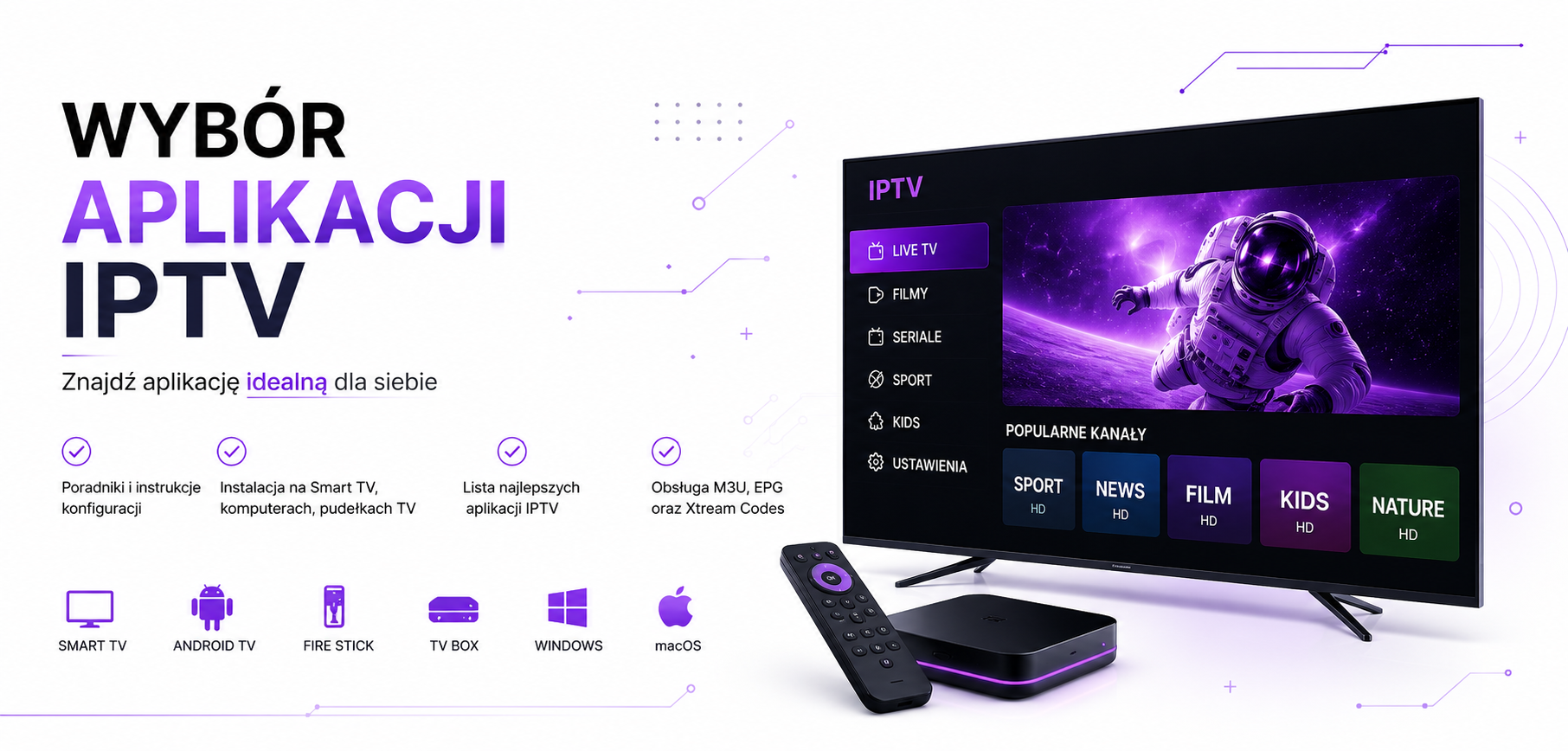 Wybór najlepszej aplikacji IPTV na Smart TV i Android